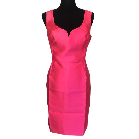 LUNA Pink Sheer Sheath Dress - Picture 2 of 11